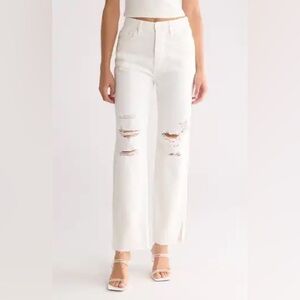 KSUBI Brooklyn Jean Blanc Sliced Jeans